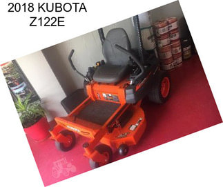 2018 KUBOTA Z122E