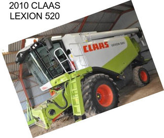 2010 CLAAS LEXION 520