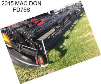 2015 MAC DON FD75S