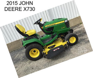 2015 JOHN DEERE X730