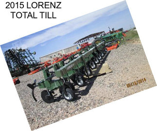 2015 LORENZ TOTAL TILL