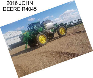 2016 JOHN DEERE R4045