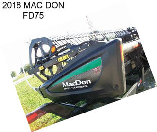 2018 MAC DON FD75