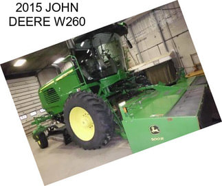 2015 JOHN DEERE W260