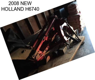 2008 NEW HOLLAND H6740