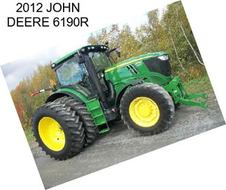 2012 JOHN DEERE 6190R