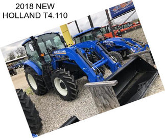 2018 NEW HOLLAND T4.110