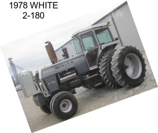1978 WHITE 2-180