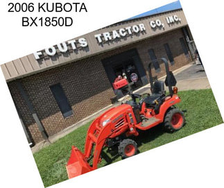 2006 KUBOTA BX1850D