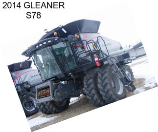 2014 GLEANER S78