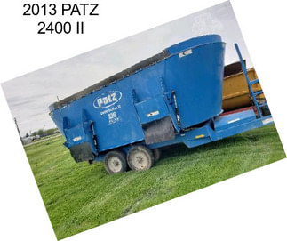 2013 PATZ 2400 II
