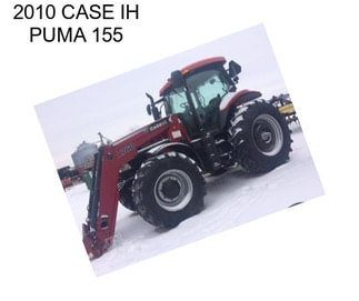 2010 CASE IH PUMA 155