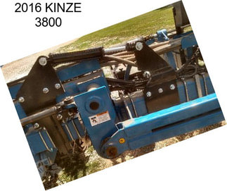 2016 KINZE 3800