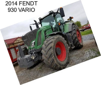 2014 FENDT 930 VARIO