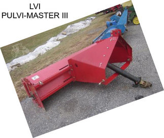 LVI PULVI-MASTER III