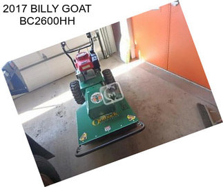 2017 BILLY GOAT BC2600HH