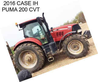 2016 CASE IH PUMA 200 CVT