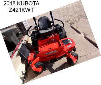 2018 KUBOTA Z421KWT