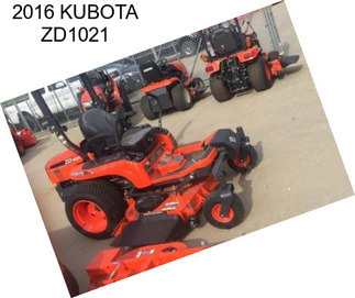 2016 KUBOTA ZD1021