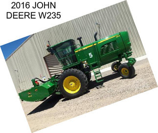 2016 JOHN DEERE W235