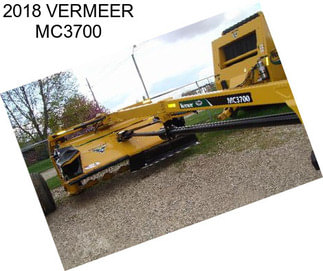 2018 VERMEER MC3700