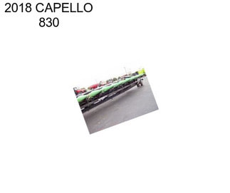 2018 CAPELLO 830