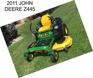 2011 JOHN DEERE Z445