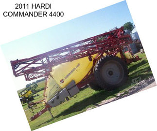 2011 HARDI COMMANDER 4400