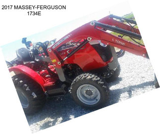 2017 MASSEY-FERGUSON 1734E