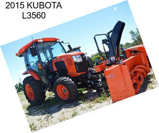 2015 KUBOTA L3560