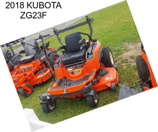 2018 KUBOTA ZG23F