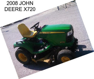 2008 JOHN DEERE X720