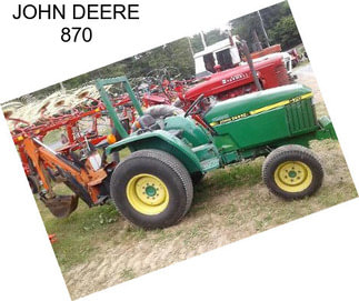 JOHN DEERE 870