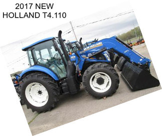 2017 NEW HOLLAND T4.110