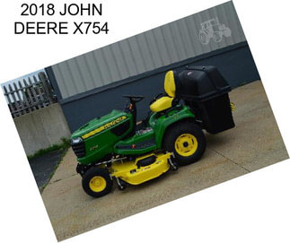 2018 JOHN DEERE X754