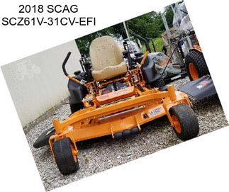 2018 SCAG SCZ61V-31CV-EFI