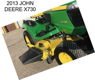 2013 JOHN DEERE X730