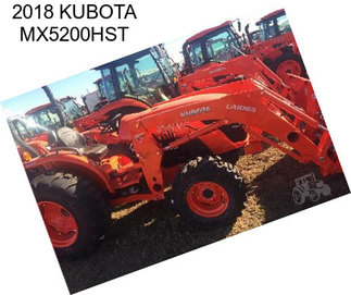 2018 KUBOTA MX5200HST