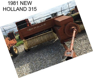 1981 NEW HOLLAND 315