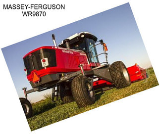 MASSEY-FERGUSON WR9870