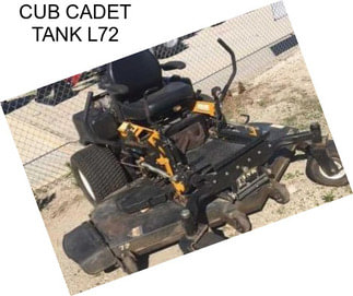 CUB CADET TANK L72