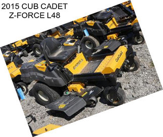 2015 CUB CADET Z-FORCE L48