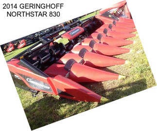 2014 GERINGHOFF NORTHSTAR 830