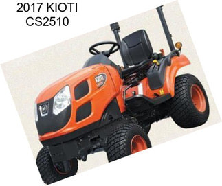 2017 KIOTI CS2510