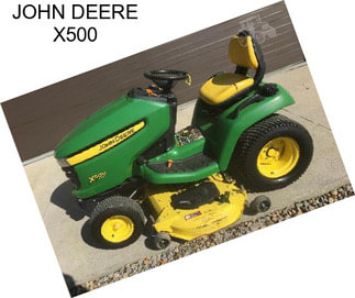 JOHN DEERE X500