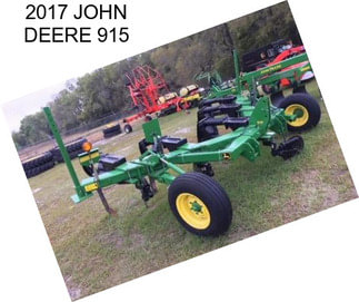 2017 JOHN DEERE 915