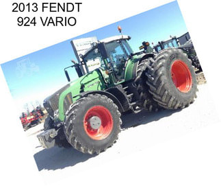 2013 FENDT 924 VARIO