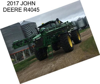 2017 JOHN DEERE R4045