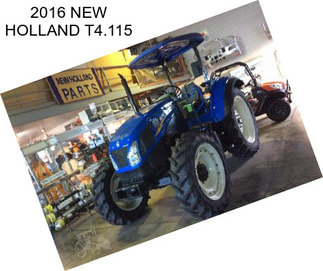 2016 NEW HOLLAND T4.115