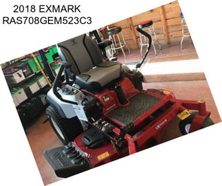 2018 EXMARK RAS708GEM523C3